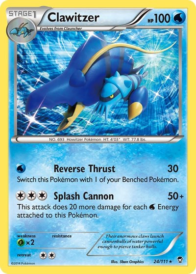FFI: Clawitzer (Holofoil)