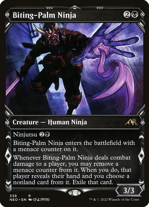 NEO: Biting-Palm Ninja (Showcase) (Foil)