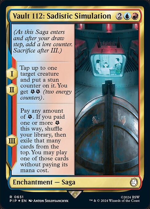 PIP: Vault 112: Sadistic Simulation (Surge Foil)