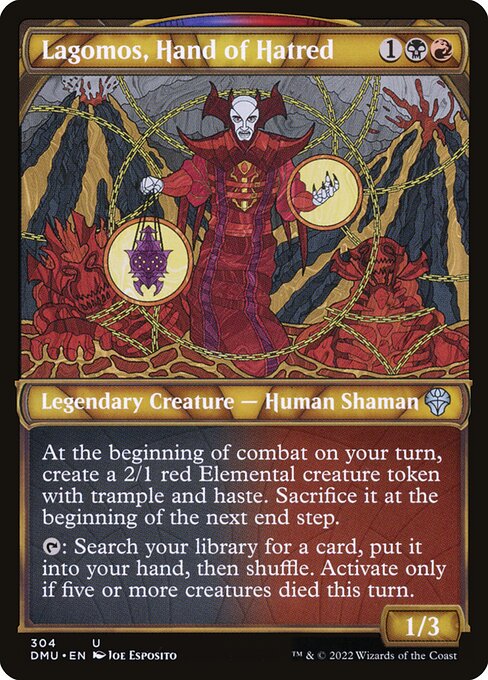 DMU: Lagomos, Hand of Hatred (Showcase) (Foil)