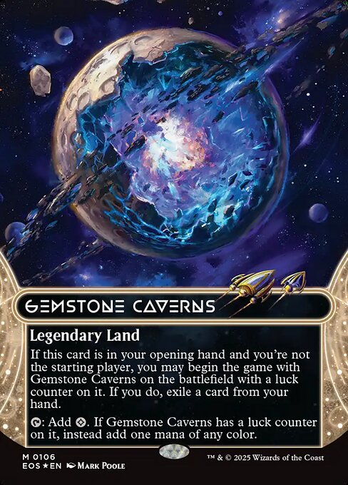 EOS: Gemstone Caverns (0106) (Borderless) (Galaxy Foil)