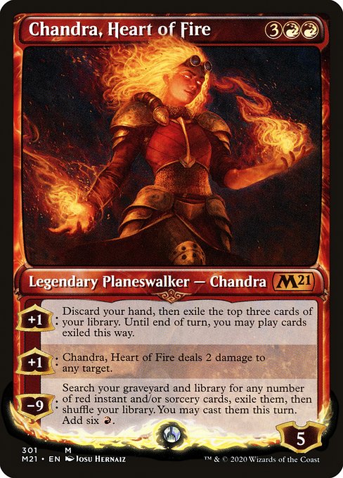 M21: Chandra, Heart of Fire (Showcase) (Foil)
