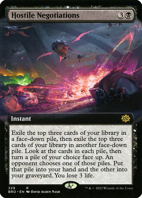 BRO: Hostile Negotiations (Extended Art)