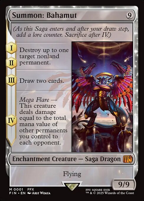 FIN: Summon: Bahamut (Foil)