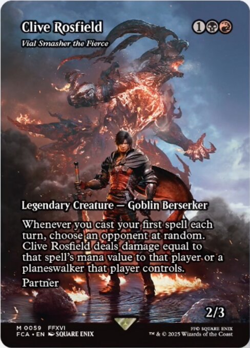FCA: Clive Rosfield - Vial Smasher the Fierce (Showcase) (Foil)