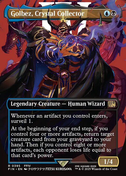 FIN: Golbez, Crystal Collector (Borderless) (Foil)
