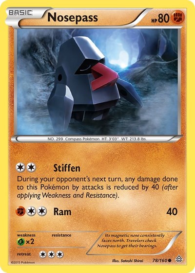 PRC: Nosepass (Reverse Holofoil)
