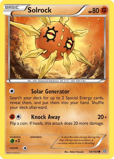 PRC: Solrock (Reverse Holofoil)