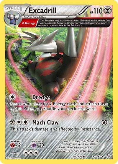 PRC: Excadrill (Omega) (Reverse Holofoil)