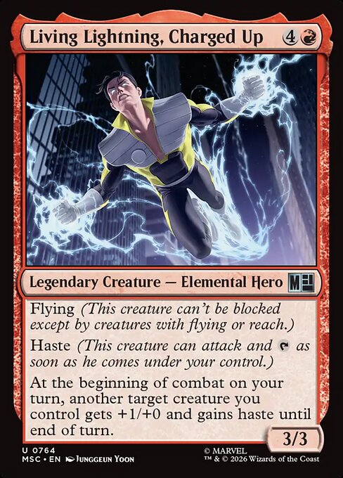MSC: Living Lightning, Charged Up (Foil)