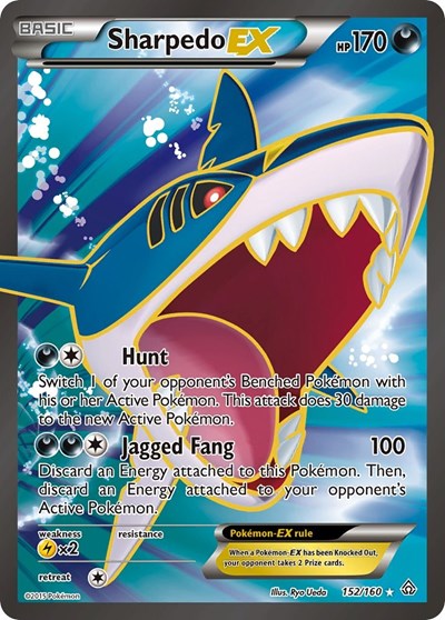 PRC: Sharpedo EX (152 Full Art) (Holofoil)