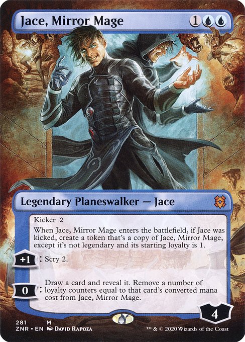 ZNR: Jace, Mirror Mage (Borderless) (Foil)