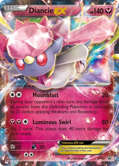 PR: Diancie EX - XY43 (Holofoil)