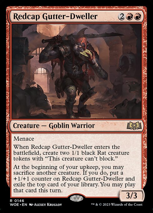 WOE: Redcap Gutter-Dweller (Foil)