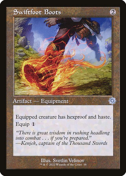 BRR: Swiftfoot Boots (Foil)
