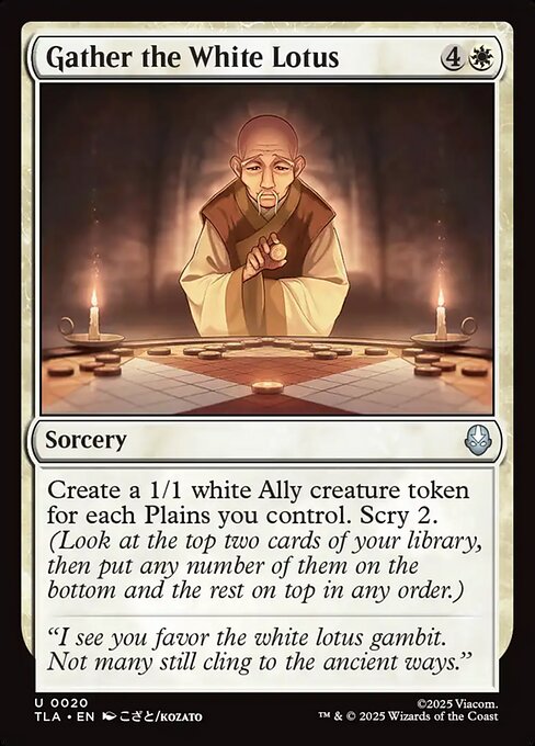 TLA: Gather the White Lotus (Foil)
