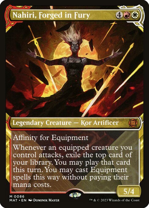 MAT: Nahiri, Forged in Fury (Showcase) (Foil)