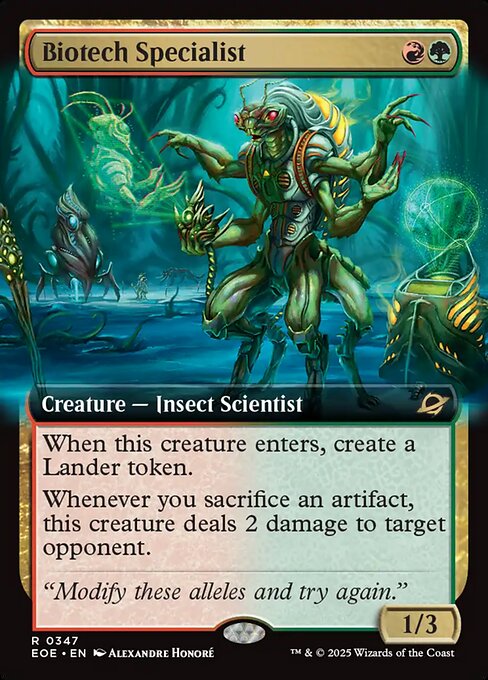 EOE: Biotech Specialist (Extended Art)