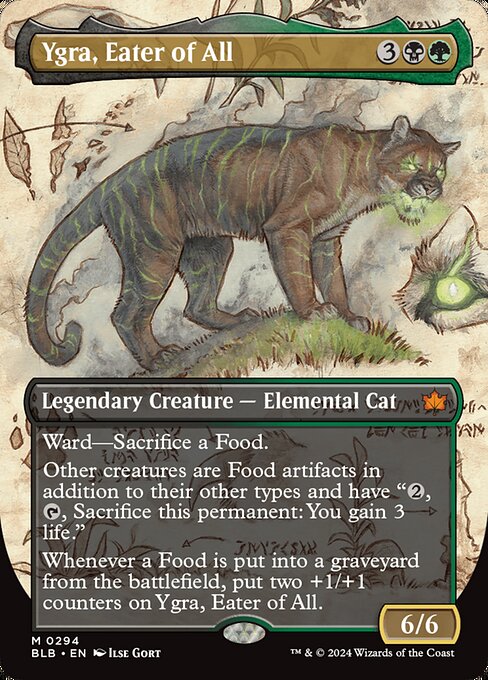 BLB: Ygra, Eater of All (Borderless) (Foil)