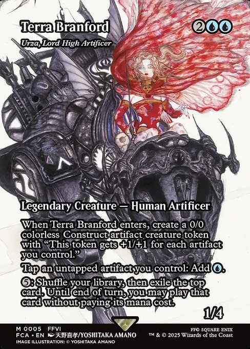 FCA: Terra Branford - Urza, Lord High Artificer (Showcase) (Foil)
