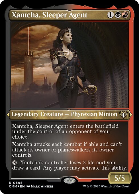 CMM: Xantcha, Sleeper Agent (Foil Etched)