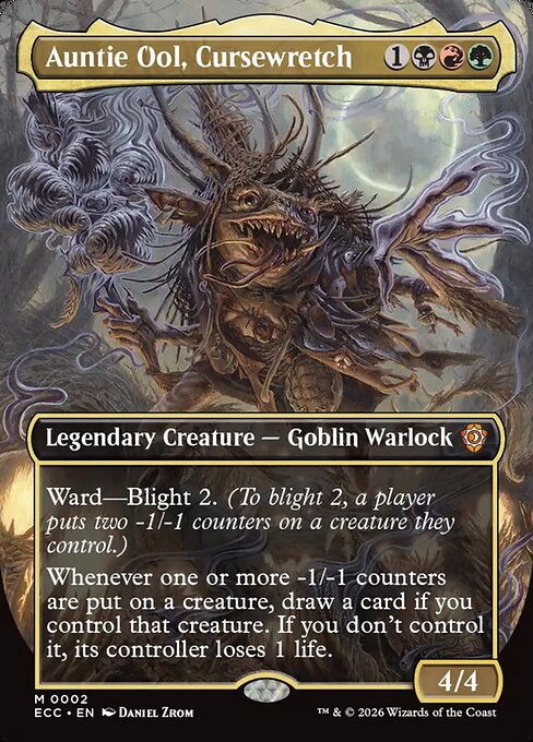 ECC: Auntie Ool, Cursewretch (Borderless) (Foil)