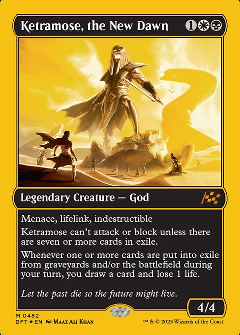 DFT: Ketramose, the New Dawn (First-Place Foil)