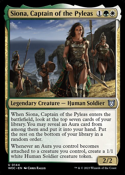 WOC: Siona, Captain of the Pyleas