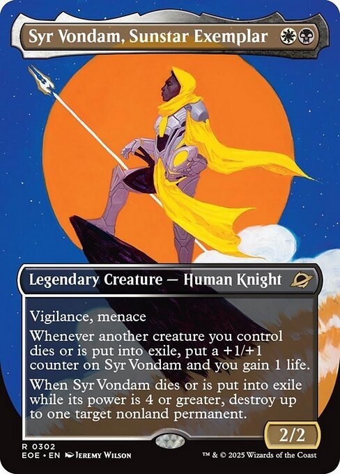 EOE: Syr Vondam, Sunstar Exemplar (Borderless) (Foil)
