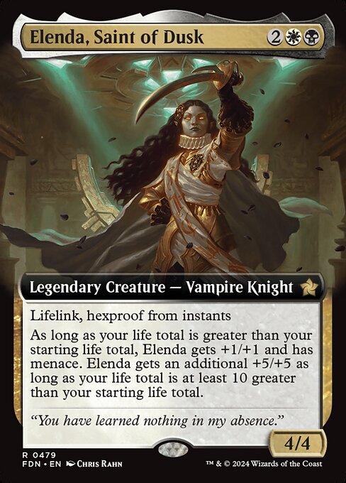 FDN: Elenda, Saint of Dusk (Extended Art) (Foil)