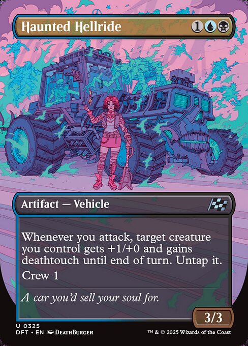 DFT: Haunted Hellride (Borderless) (Foil)