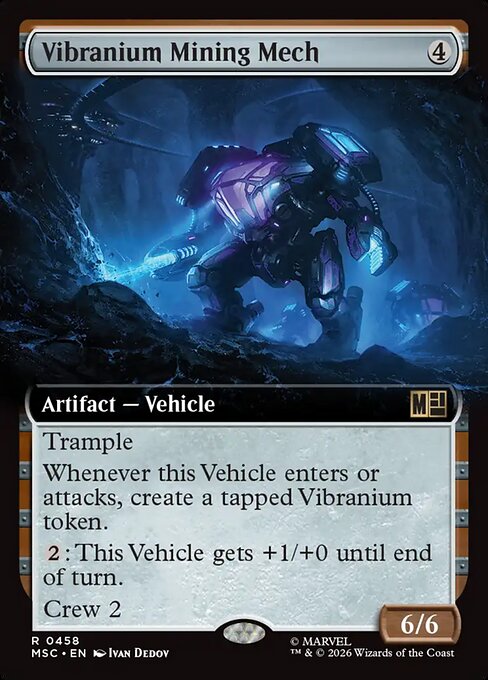 MSC: Vibranium Mining Mech (Extended Art)