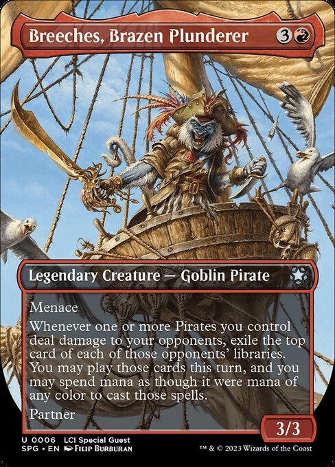 SPG: Breeches, Brazen Plunderer (Borderless) (Foil)