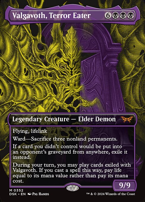 DSK: Valgavoth, Terror Eater (Showcase) (Foil)