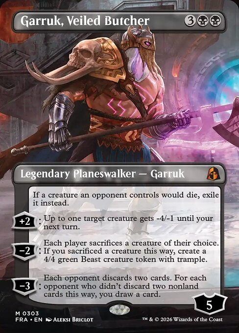 FRA: Garruk, Veiled Butcher (Borderless)
