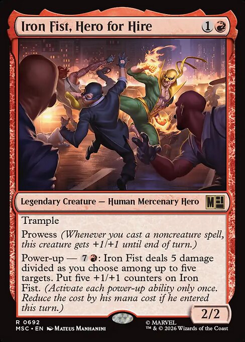 MSC: Iron Fist, Hero for Hire
