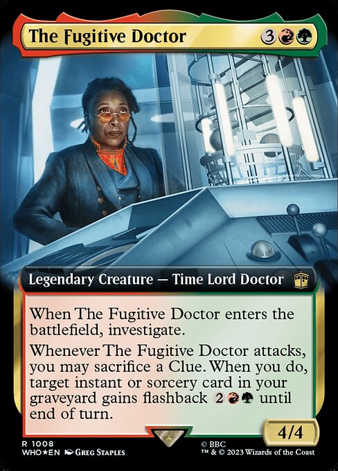 WHO: The Fugitive Doctor (Extended Art) (Surge Foil)