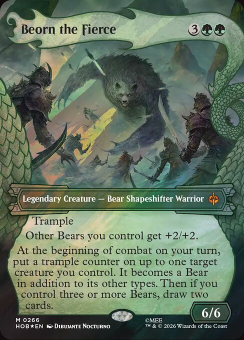 HOB: Beorn the Fierce (Showcase) (Surge Foil)