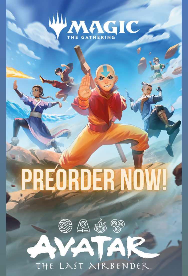 Magic the Gathering Avatar The Last Airbender Preorder Now Banner