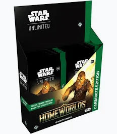 Star Wars Unlimited: Homeworlds - Carbonite Booster Display
