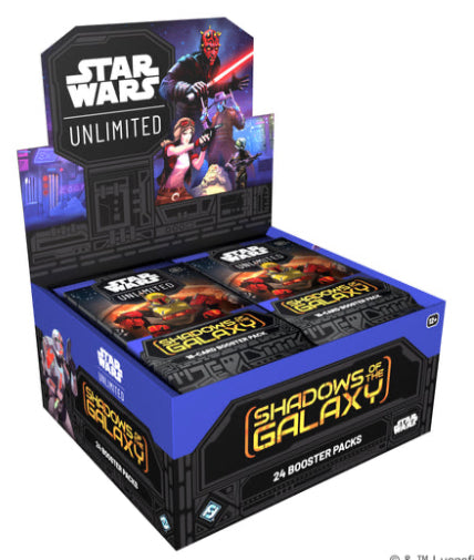 Star Wars: Unlimited - Shadows of the Galaxy Booster Display