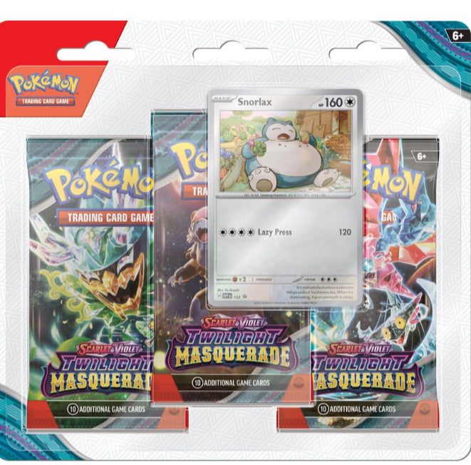Scarlet and Violet 6: Twilight Masquerade - 3 Pack Blister Scarlet and Violet 6: Twilight Masquerade - 3 Pack Blister