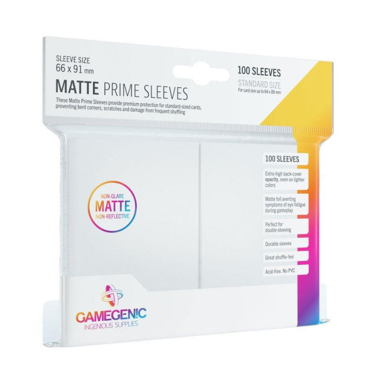 Gamegenic Matte Prime Sleeves (100 pack)