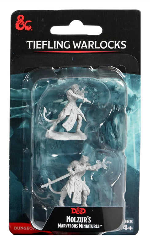 D&D Nolzur’s Marvelous Miniatures: Tiefling Warlocks