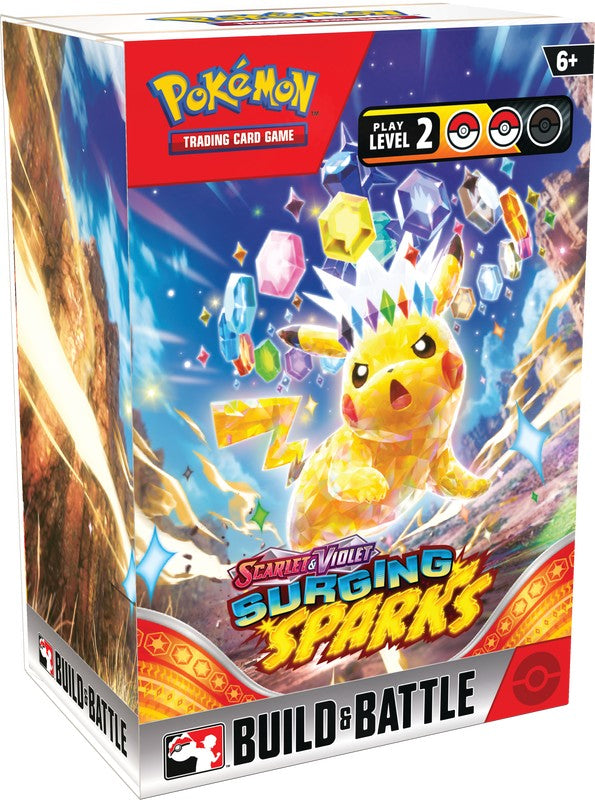 Scarlet & Violet 8 - Surging Sparks: Build & Battle Box