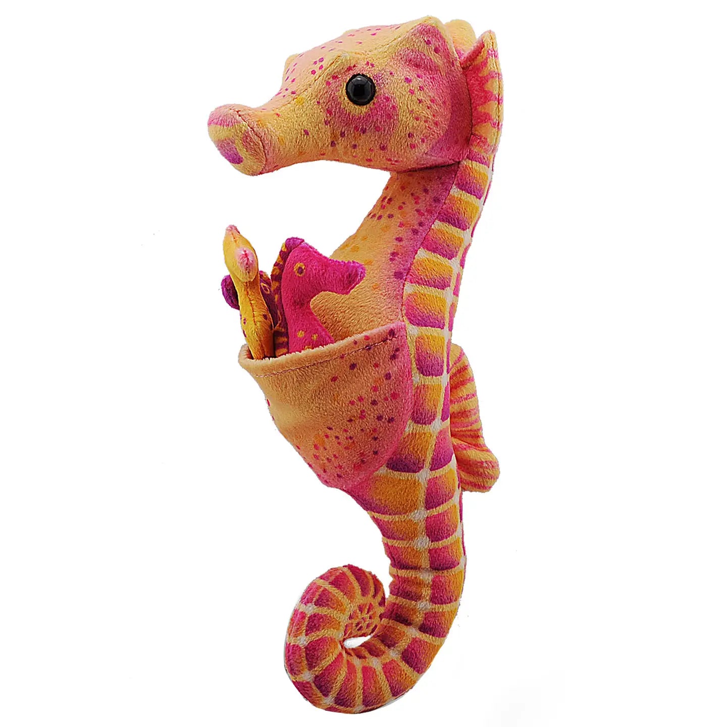 Plush Seahorse W/Babies Stuffed Animal 11.5"