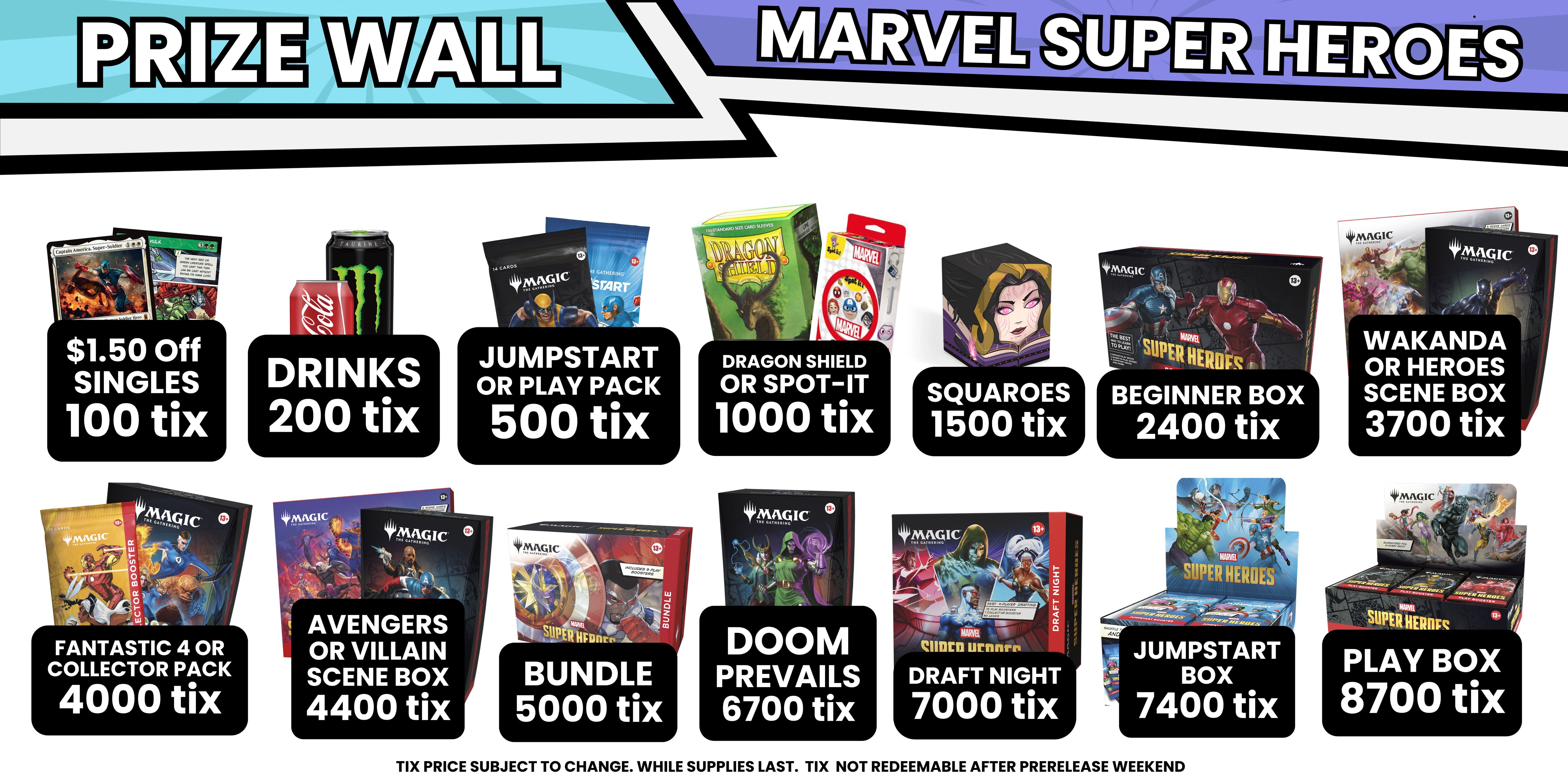 (Plainfield) Marvel Super Heroes Prerelease: Saturday Main Event