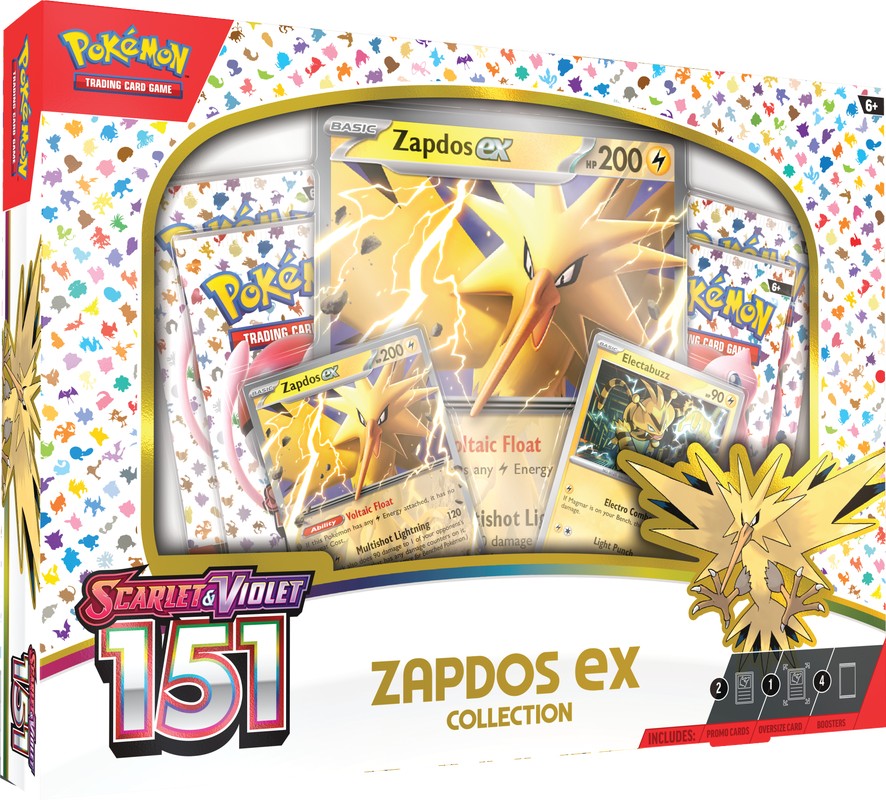 Scarlet and Violet 3.5 151 Zapdos Ex Box