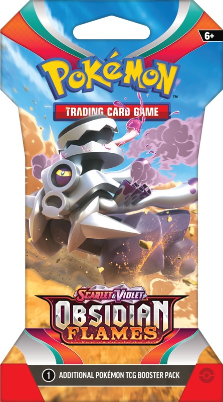Scarlet and Violet 3: Obsidian Flames - Sleeved Booster