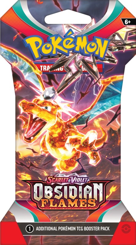 Scarlet and Violet 3: Obsidian Flames - Sleeved Booster